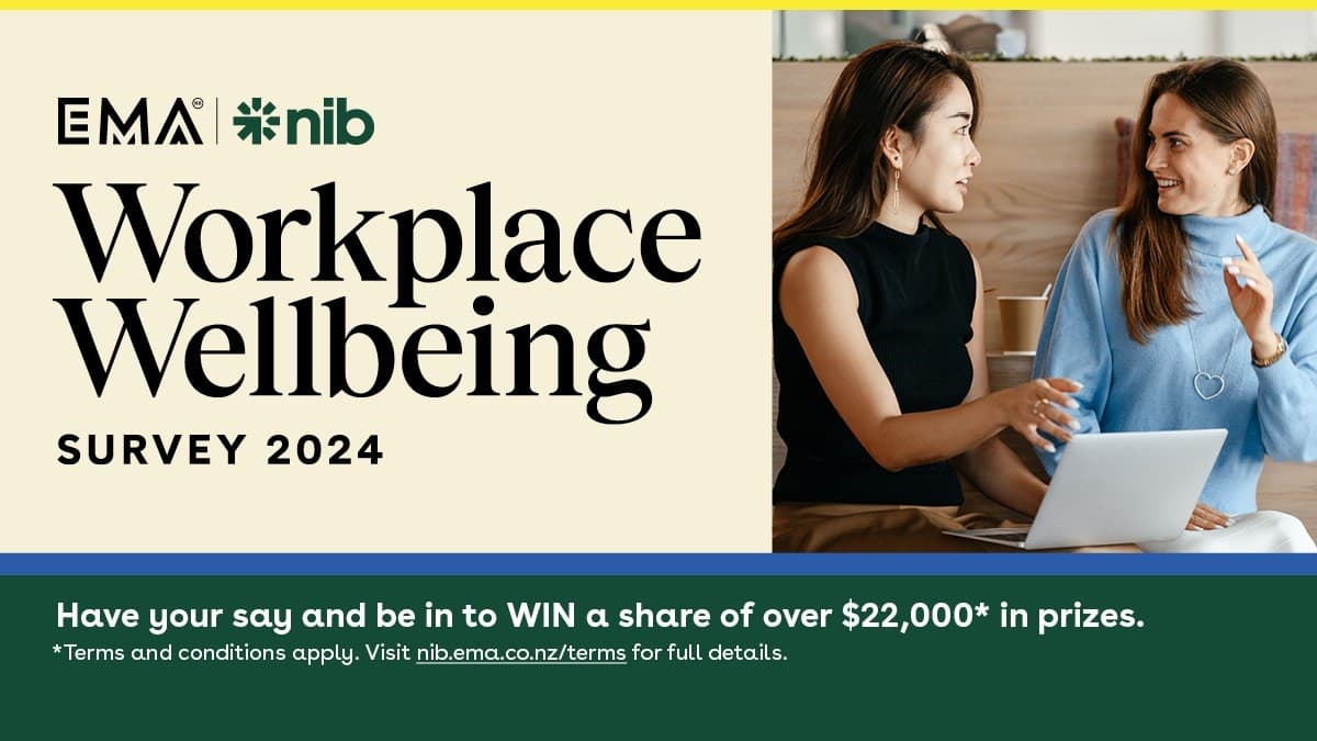 Be in to WIN - Complete the Workplace Well-being Survey 2024 powered by nib Insurance and the EMA